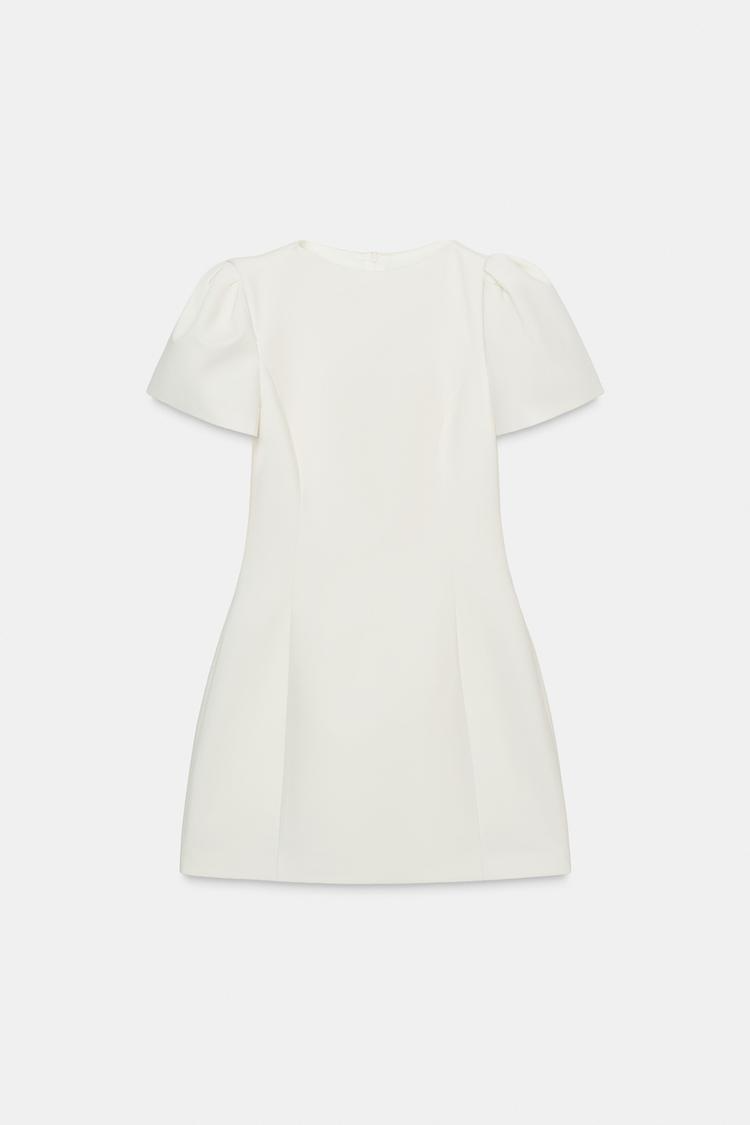 VESTIDO CORTO PLIEGUES