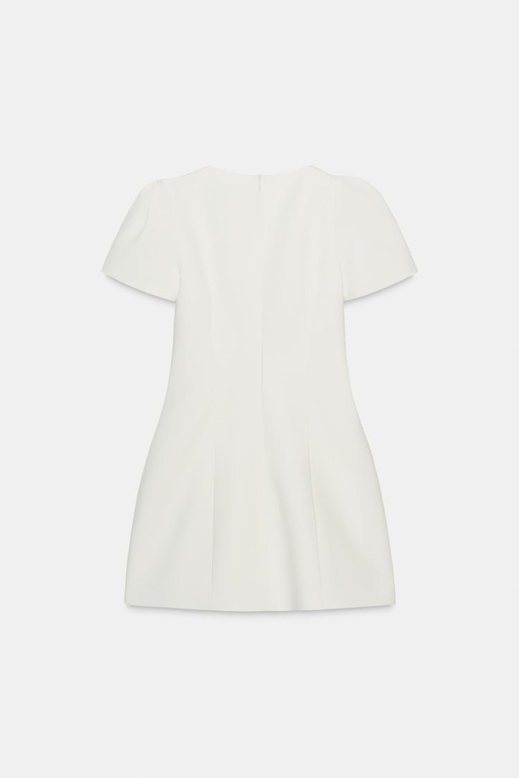 VESTIDO CORTO PLIEGUES