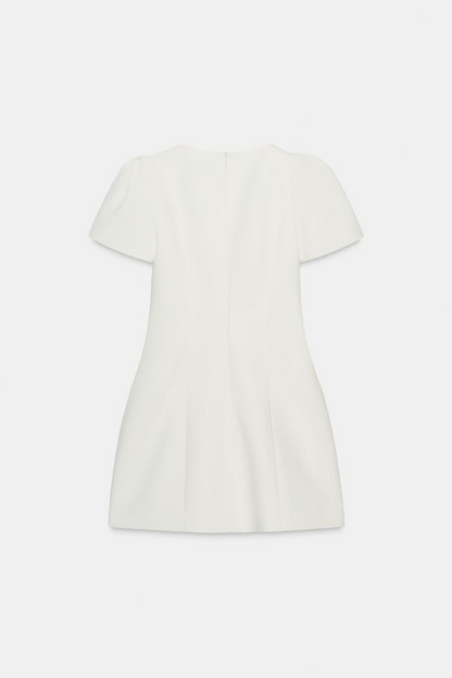 VESTIDO CORTO PLIEGUES